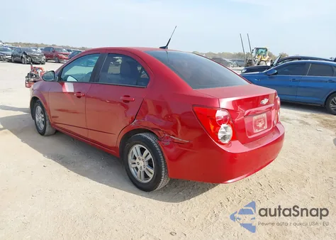 2012 Chevrolet Sonic 2Ls из США, поврежденный, VIN 1G1JA5SH2C1474417